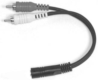 Link Audio - Link Audio 1/8 TRS-F to 2x RCA-M Y-Cable
